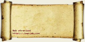 Jasna Vasiljev vizit kartica